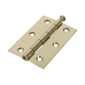 Timco Plain Butt Hinge - Loose Pin (1840) - Electro Brass