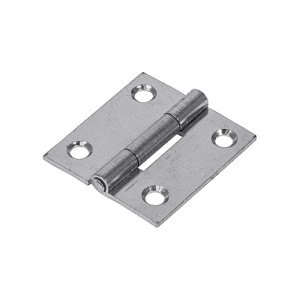 Timco Plain Butt Hinge - Fixed Pin (1838) - Zinc