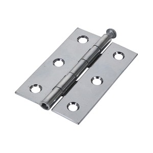 Timco Plain Butt Hinge - Loose Pin (1840) - Polished Chrome