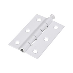 Timco Plain Butt Hinge - Loose Pin (1840) - White