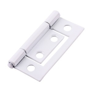 Timco Flush Hinge (105) - White