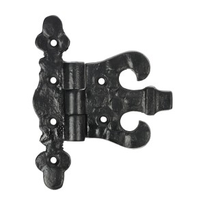 Timco Pair of Unequal Hinges - Antique Black