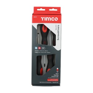 Timco Screwdriver Set 4pc