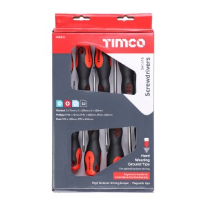 Timco Screwdriver Set 8 pc