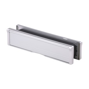 Timco Intumescent Letterbox - Satin Anodised Aluminium - Silver Frame