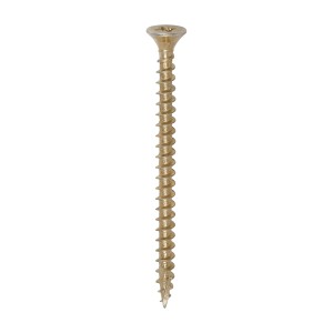 Timco C2 Strong-Fix 5mm Double Countersunk Woodscrews Pozi - Yellow