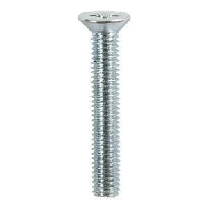 Timco Metric Threaded Machine Screws Countersunk Pozi - Zinc