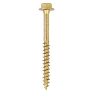 Timco Advanced Coach Screws Hex Flange - Yellow