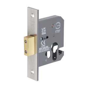Timco Euro Deadlock - Satin Nickel
