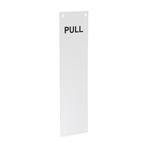 Timco Finger Plate PULL - Satin Anodised Aluminium