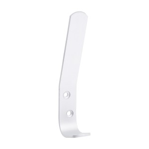 Timco Hat & Coat Hooks 125 x 19mm - Satin Anodised Aluminium