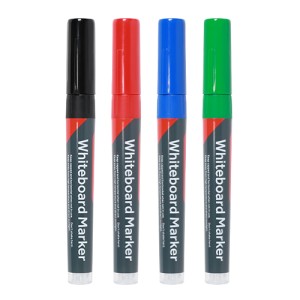 Timco Whiteboard Markers - Fine Tip - Mixed Colours