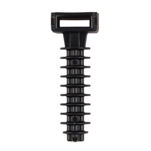 Timco Cable Tie Plugs 8 x 40mm - Black