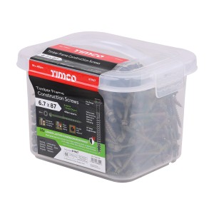 Timco Timber Frame Construction & Landscaping Trade Pack Screws Hex - Green Organic
