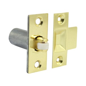 Timco Adjustable Roller Catch - Electro Brass