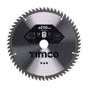 Timco Circular Saw Blade For Triing/Crosscut - Medium/Fine