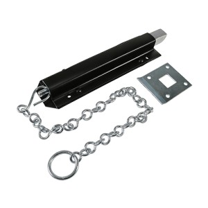 Timco Spring Chain Bolt - Black