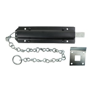 Timco Spring Chain Bolt - Black