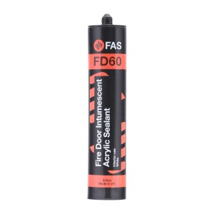 Timco Fire Door Intumescent Acrylic Sealant 310ml - White
