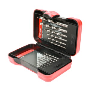 Timco Ground Jobber Drill Bit Set HSS 15pc