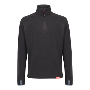 Timco Half Zip Overhead Fleece -Black