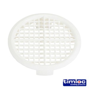Timco Timloc Push-in Soffit Vent - White - 1140