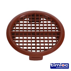 Timco Timloc Push-in Soffit Vent - Brown - 1142