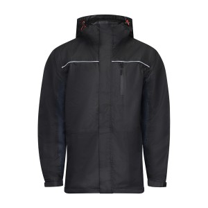 Timco Waterproof Lined Rain Jacket - Black