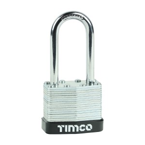 Timco Laminated Padlock Long Shackle