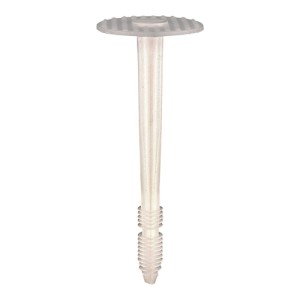 Timco Plastic Insulation Fixings - White