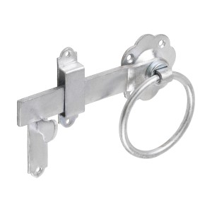 Timco Ring Gate Latch - Plain - Hot Dipped Galvanised