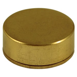 Timco Threaded Screw Caps - Solid Brass - Polished Brass