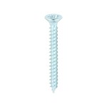Timco Twin-Threaded Woodscrews Double Countersunk Pozi - Zinc