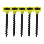 Timco Collated Drywall Screws Coarse Thread Bugle Head Phillips - Black