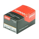 Timco Solid Brass Timber Screws SLOT - Raised Countersunk