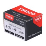 Timco Metal Self Tapping Screws 2.9 x 10mm Pan Pozi - Zinc