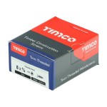 Timco Twin-Threaded Woodscrews Round Pozi - Zinc