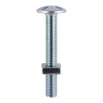 Timco Roofing Bolts with Square Nuts - Zinc