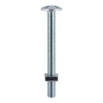 Timco Roofing Bolts with Square Nuts - Zinc