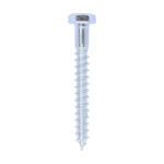 Timco Coach Screws 6mm Hex - Zinc