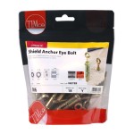 Timco Forged Eyes with Shield Anchors - Yellow