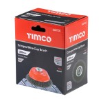 Timco Angle Grinder Cup Brush - Crimped Steel Wire