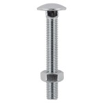 Timco Carriage Bolts & Hex Nuts - Stainless Steel