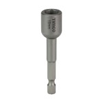 Timco Magnetic Socket Driver Bits 10 x 65mm - Hex - 15 Pack