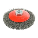 Timco Angle Grinder Bevel Brush 115mm - Crimped Steel Wire