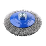 Timco Angle Grinder Bevel Brush 115mm - Crimped Stainless Steel