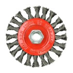Timco Angle Grinder Wheel Brush 115mm - Twisted Knot Steel Wire