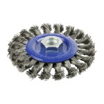Timco Angle Grinder Wheel Brush 115mm - Twisted Knot Stainless Steel