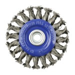Timco Angle Grinder Wheel Brush 115mm - Twisted Knot Stainless Steel