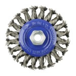 Timco Angle Grinder Wheel Brush 115mm - Twisted Knot Stainless Steel